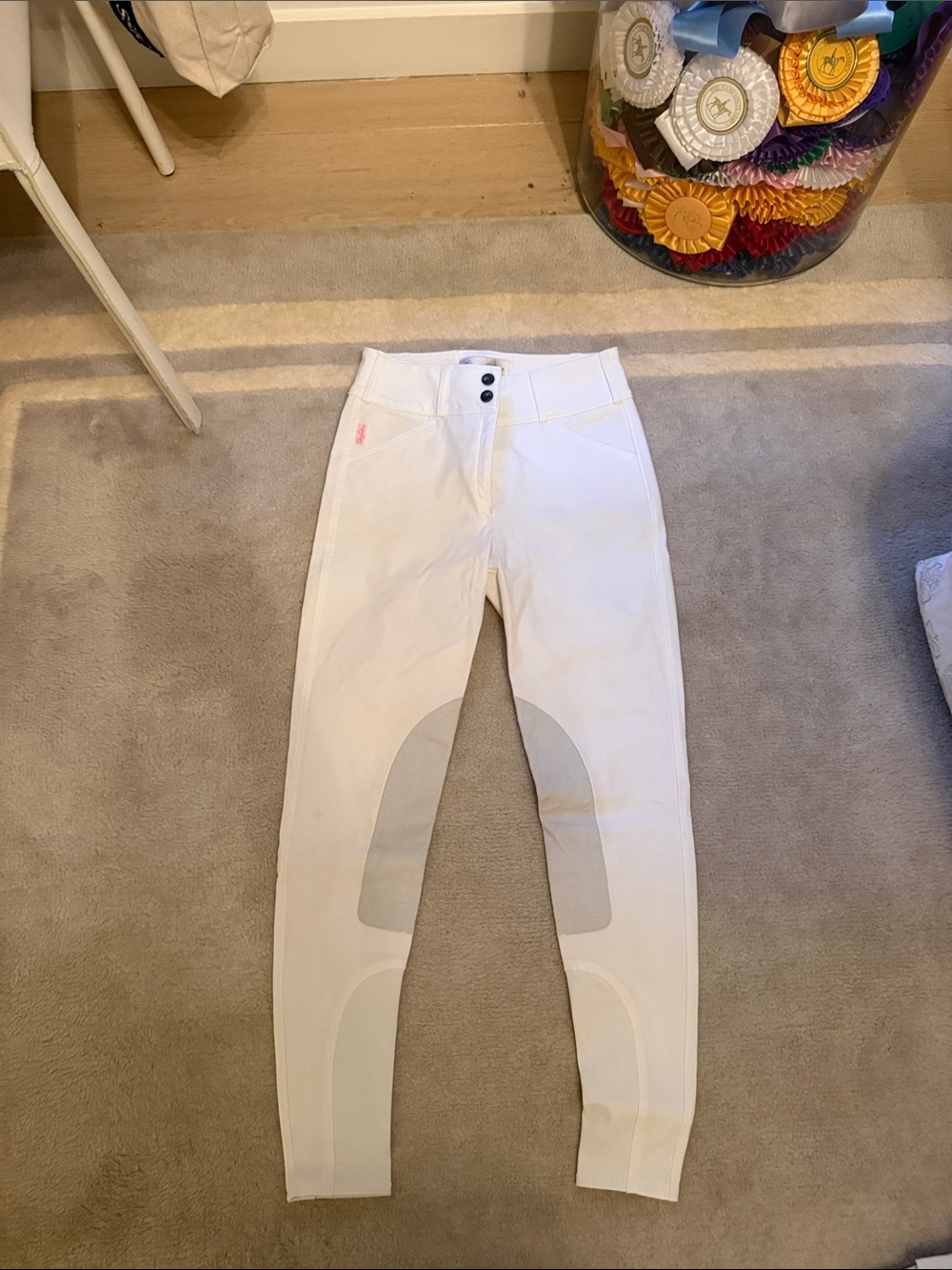 White Tailored Sportsman show breeches